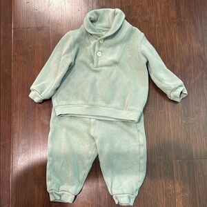 Ralph Lauren Kids Matching Set in Light Green